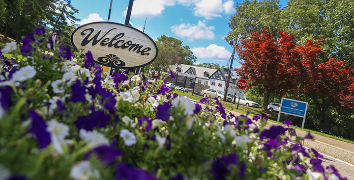 Curry College Campus Front Gate